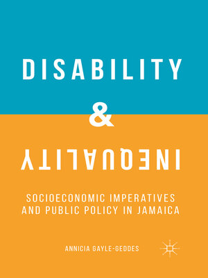cover image of Disability and Inequality